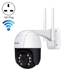 ESCAM QF218 1080P WIFI IP-camera met menselijke detectie, ONVIF, nachtzicht, TF-kaartlezer, tweeweg audio, UK-stekker voor 57...