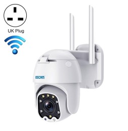 ESCAM QF288 HD 1080P PAN Tilt WiFi IP Camera with AI Human Motion Detection, Night Vision, TF Card, Two-Way Audio, UK Plug at...