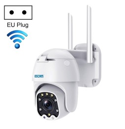 ESCAM QF288 HD 1080P PAN Neigungs WLAN IP Kamera mit AI Bewegungserkennung, Nachtsicht, TF Karte, Zwei Wege Audio, EU Stecker...