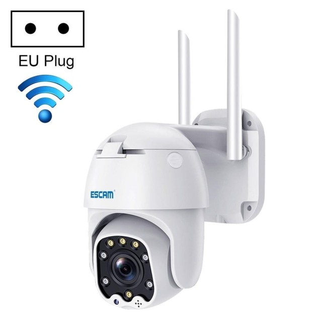 ESCAM QF288 HD 1080P PAN Neigungs WLAN IP Kamera mit AI Bewegungserkennung, Nachtsicht, TF Karte, Zwei Wege Audio, EU Stecker...