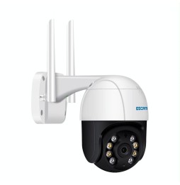 Caméra IP WIFI ESCAM QF218 1080P avec détection humain, ONVIF, vision nocturne, lecteur carte TF, audio bidirectionnel, prise...