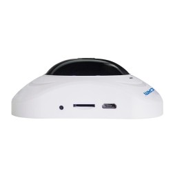 ESCAM Q8 960P 1.3MP WiFi IP-camera 360 graden lens met bewegingsdetectie, nachtzicht, IR Afstand: 5-10m, AU-stekker (wit) voo...