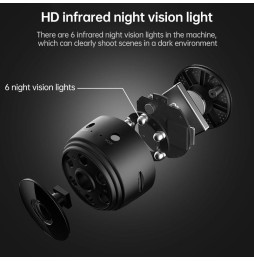 Groothoek WIFI IP-camera met nachtzicht A9 1080P (zwart) voor 17,94 €