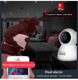 Xiaomi Youpin XiaoVV 1080P 2MP WIFI PTZ IP-camera met nachtzicht, menselijke detectie, spraakintercom, afstandsbediening, mic...