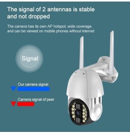 355 degree Panoramic Q20 HD WIFI IP camera with 3 modes of night vision, motion detection, video, alarm and recording, UK plu...