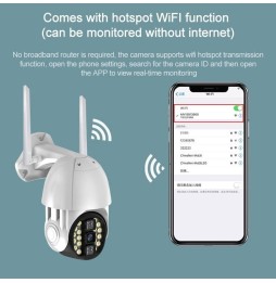 355 degree Panoramic Q20 HD WIFI IP camera with 3 modes of night vision, motion detection, video, alarm and recording, EU plu...