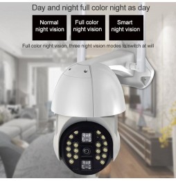 355 degree Panoramic Q20 HD WIFI IP camera with 3 modes of night vision, motion detection, video, alarm and recording, US plu...