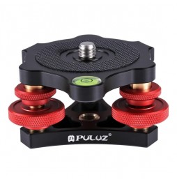 PULUZ Aluminum Alloy Adjustment Dials Leveling Base Ball Head for Camera Tripod Head at 42,46 €