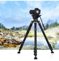 PULUZ 4-delige opvouwbare poten Metalen statiefbevestiging voor DSLR / SLR-camera, verstelbare hoogte: 97-180cm voor 167,54 €