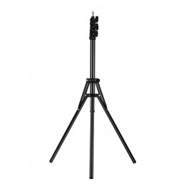 PULUZ Reverse Foldable 4 Sections 1.8m Height Tripod Mount Holder for Vlogging Video Light Live Broadcast Kits(Black) at 9,52 €