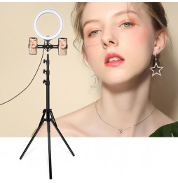 PULUZ Reverse Foldable 4 Sections 1.8m Height Tripod Mount Holder for Vlogging Video Light Live Broadcast Kits(Black) at 9,52 €