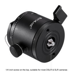 PULUZ rotateur d'indexation panoramique d'alliage d'aluminium de PULUZ pour la tête de trépied d'appareil-photo à 56,24 €
