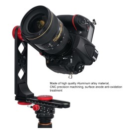 PULUZ 720 Degree Panoramic Aluminum Alloy Ball Head Quick Release Plate Kits at 199,80 €