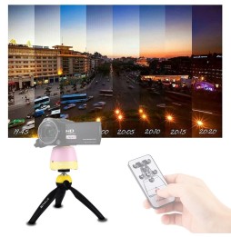 PULUZ Pocket Mini-statiefbevestiging met 360 graden kogelkop en telefoonklem voor smartphones (geel) voor 12,86 €