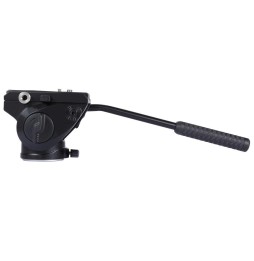 PULUZ Heavy Duty videocamera statief Action Fluid Drag Head met schuifplaat voor DSLR- en SLR-camera's, groot formaat (zwart)...