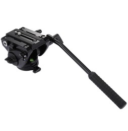 PULUZ Stativ Action Fluid Drag Head mit Gleitplatte für DSLR- und SLR-Kameras, groß (schwarz) für 106,66 €