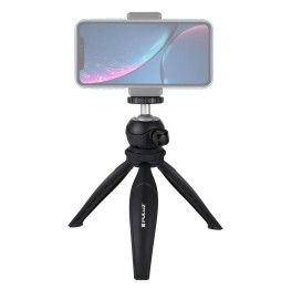 PULUZ 20cm Pocket Plastic Tripod Mount with 360 Degree Ball Head for Smartphones, GoPro, DSLR Cameras(Black) at 7,50 €