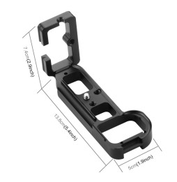 PULUZ 1/4 inch Vertical Shoot Quick Release L Plate Bracket Base Holder for Sony A7R / A7 / A7S / A7R2 / A7S2(Black) at 17,44 €