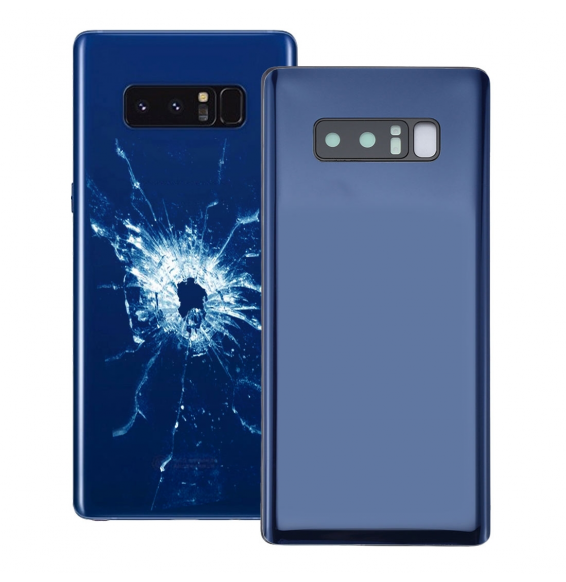 Battery Back Cover with Lens for Samsung Galaxy Note 8 SM-N950 (Blue)(With Logo)