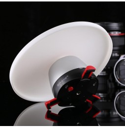 PULUZ 360-Grad-Drehung + rundes Fach mit Fernbedienung für Smartphones, GoPro- und DSLR-Kameras (rot) für 37,12 €