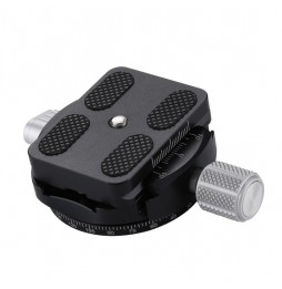PULUZ Aluminum Alloy Quick Release Plate for Panoramic Head(Grey) at 37,84 €