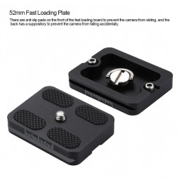 PULUZ Aluminum Alloy Quick Release Plate for Panoramic Head(Grey) at 37,84 €