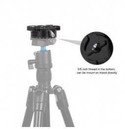 PULUZ 360 degrés en alliage d'aluminium PULUZ pour tête de trépied de caméra à 37,52 €