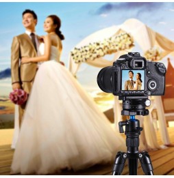 PULUZ Aluminum Alloy 360 Degree Rotation Panorama Ball Head with Quick Release Plate for Camera Tripod Head at 30,66 €