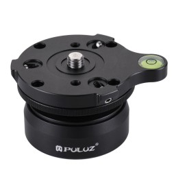 PULUZ 3/8 inch Thread Dome Professional Tripod Leveling Head Base with Bubble Level at 42,08 €