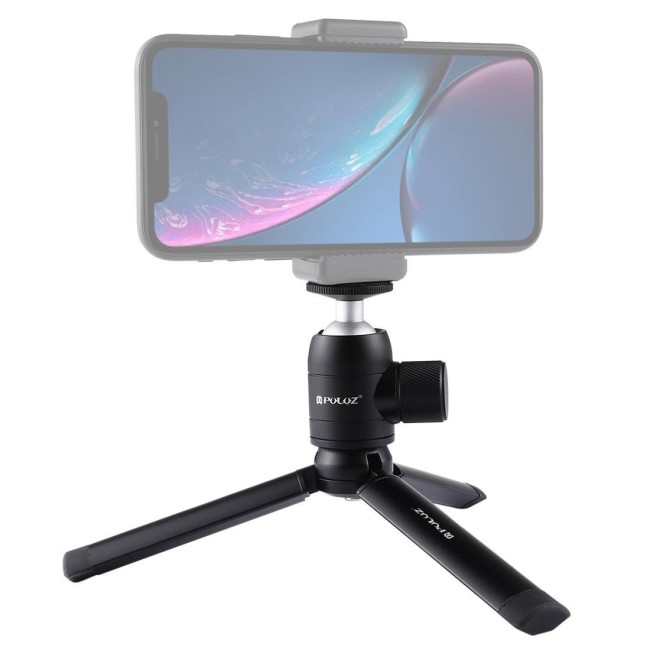 PULUZ Mini Pocket Metal Desktop Tripod Mount + Mini Metal Ball Head with 1/4 inch Screw for DSLR & Digital Cameras at 17,48 €