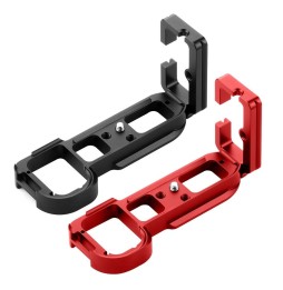 PULUZ 1/4 inch Vertical Shoot Quick Release L Plate Bracket Base Holder for Sony A7R / A7 / A7S / A7R2 / A7S2(Red) at 17,44 €