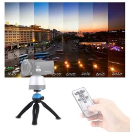 PULUZ Pocket Mini Tripod Mount with 360 Degree Ball Head for Smartphones, GoPro, DSLR Cameras(Blue) at €15.95