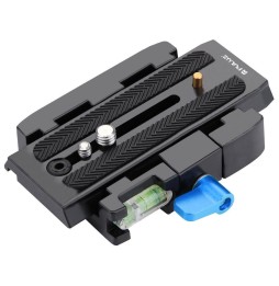 PULUZ Quick Release Clamp Adapter + Quick Release Plate für DSLR- und SLR-Kameras (schwarz) für 14,46 €