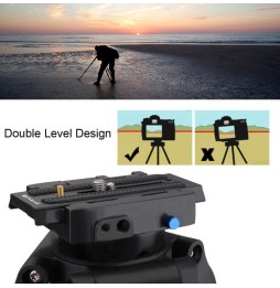 PULUZ + plaque de dégagement rapide pour appareils photo reflex numériques et reflex (noir) à 14,46 €