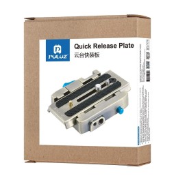 PULUZ Quick Release Clamp Adapter + Quick Release Plate für DSLR- und SLR-Kameras (Gold) für 15,84 €