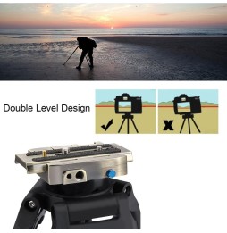 PULUZ + plaque de dégagement rapide pour appareils photo reflex numériques et reflex (or) à 15,84 €