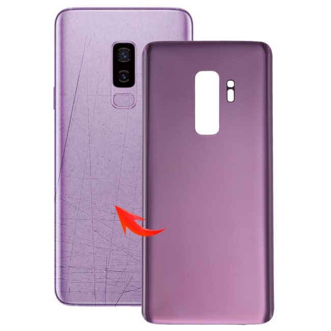 Cache arrière pour Samsung Galaxy S9+ SM-G965 (Violet)(Avec Logo) à 9,90 €