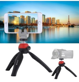 PULUZ Pocket Mini Stativhalterung mit 360-Grad-Kugelkopf für Smartphones, GoPro, DSLR-Kameras (rot) für €15.95