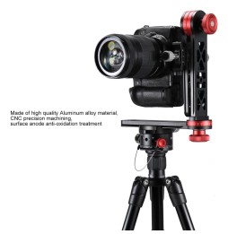 PULUZ 720 Degree Panoramic Aluminum Alloy Ball Head Quick Release Plate Kits at 279,08 €