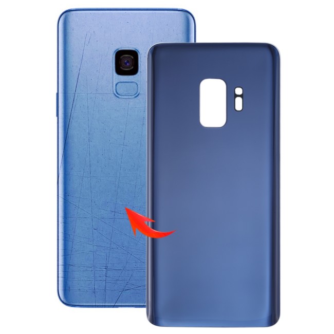 Cache arrière pour Samsung Galaxy S9 SM-G960 (Bleu)(Avec Logo) à 9,90 €