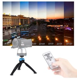 PULUZ Pocket Mini-statiefbevestiging met 360 graden kogelkop en telefoonklem voor smartphones (blauw) voor 12,86 €