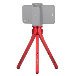 PULUZ Adjustable Aluminum Alloy Mini Tripod Stand Tabletop Tripod for DSLR & Digital Cameras(Red) at 19,80 €
