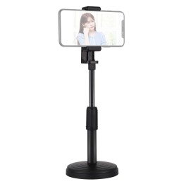 PULUZ Round Base Desktop Mount with Phone Clamp, Adjustable Height: 18cm-28cm at 4,28 €