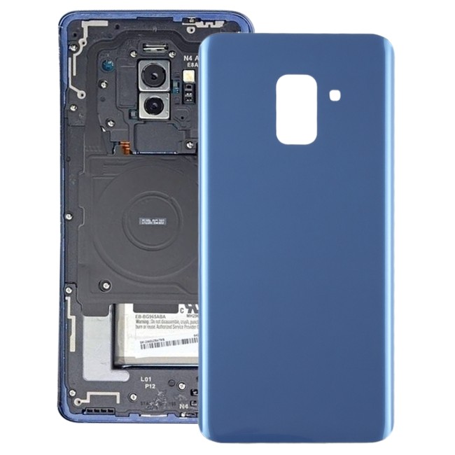 Achterkant voor Samsung Galaxy A8 2018 SM-A530 (Blauw)(Met Logo) voor 12,90 €