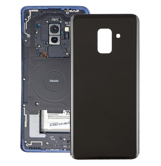 Achterkant voor Samsung Galaxy A8 2018 SM-A530 (Zwart)(Met Logo) voor 12,90 €