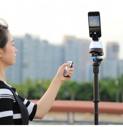 PULUZ Elektronischer Panoramakopf mit 360-Grad-Drehung und Fernbedienung für Smartphones, GoPro- und DSLR-Kameras (rot) für 2...
