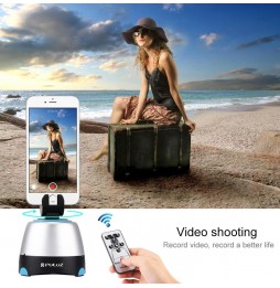 PULUZ Electronic 360 Degree Rotation Panoramic Head with Remote Controller for Smartphones, GoPro, DSLR Cameras(Blue) at 29,94 €