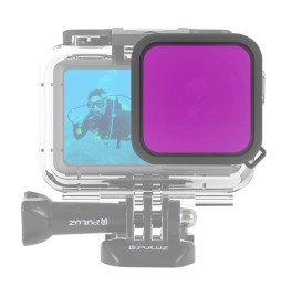 PULUZ Housing Diving Color Lens Filter for DJI Osmo Action(Purple) at 2,10 €