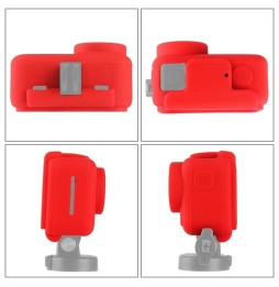 PULUZ Silicone Protective Case for DJI Osmo Action with Frame(Red) at 4,84 €