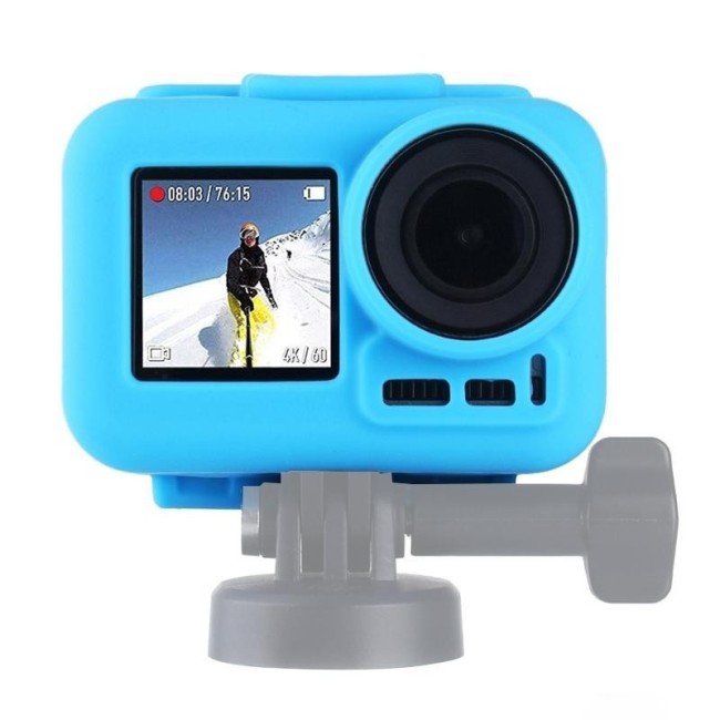 PULUZ Silicone Protective Case for DJI Osmo Action with Frame(Blue) voor 4,84 €